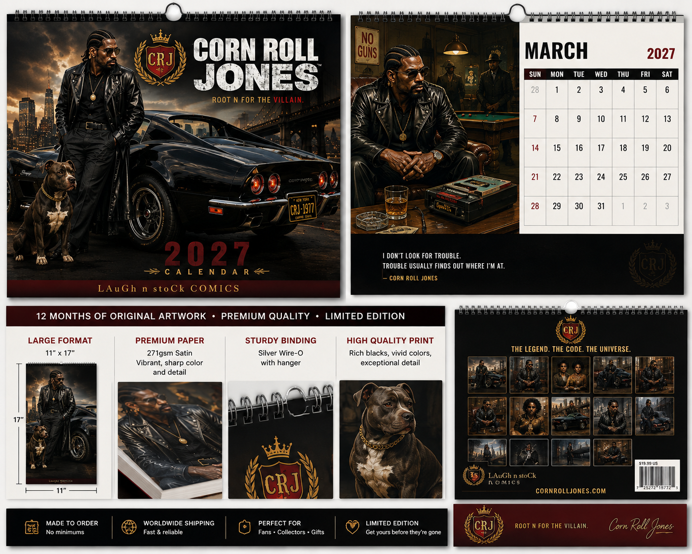 2027 CRJ Universe Calendar